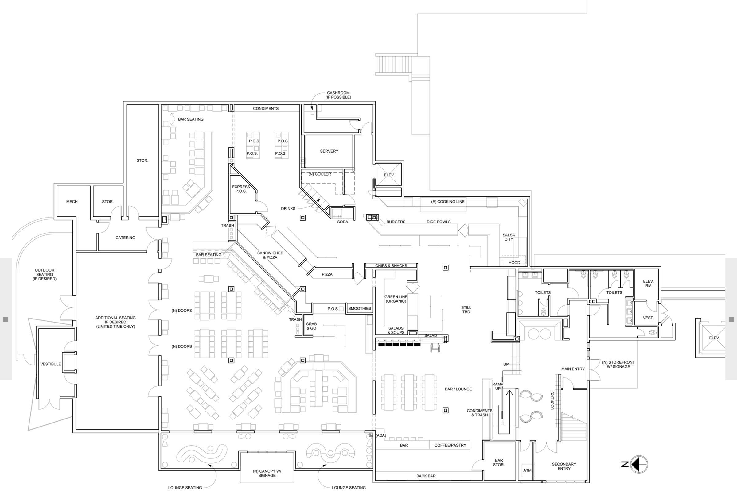 university sketch office blueprint
