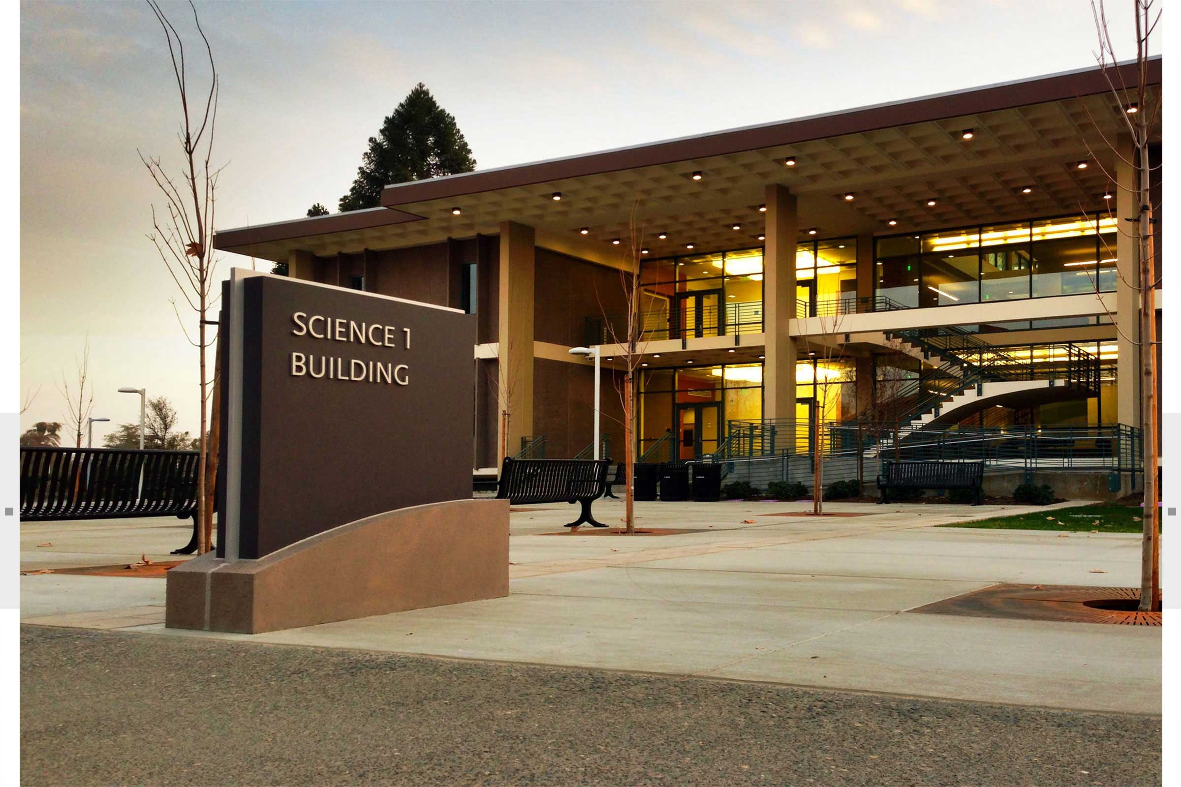 CSU exterior of science building