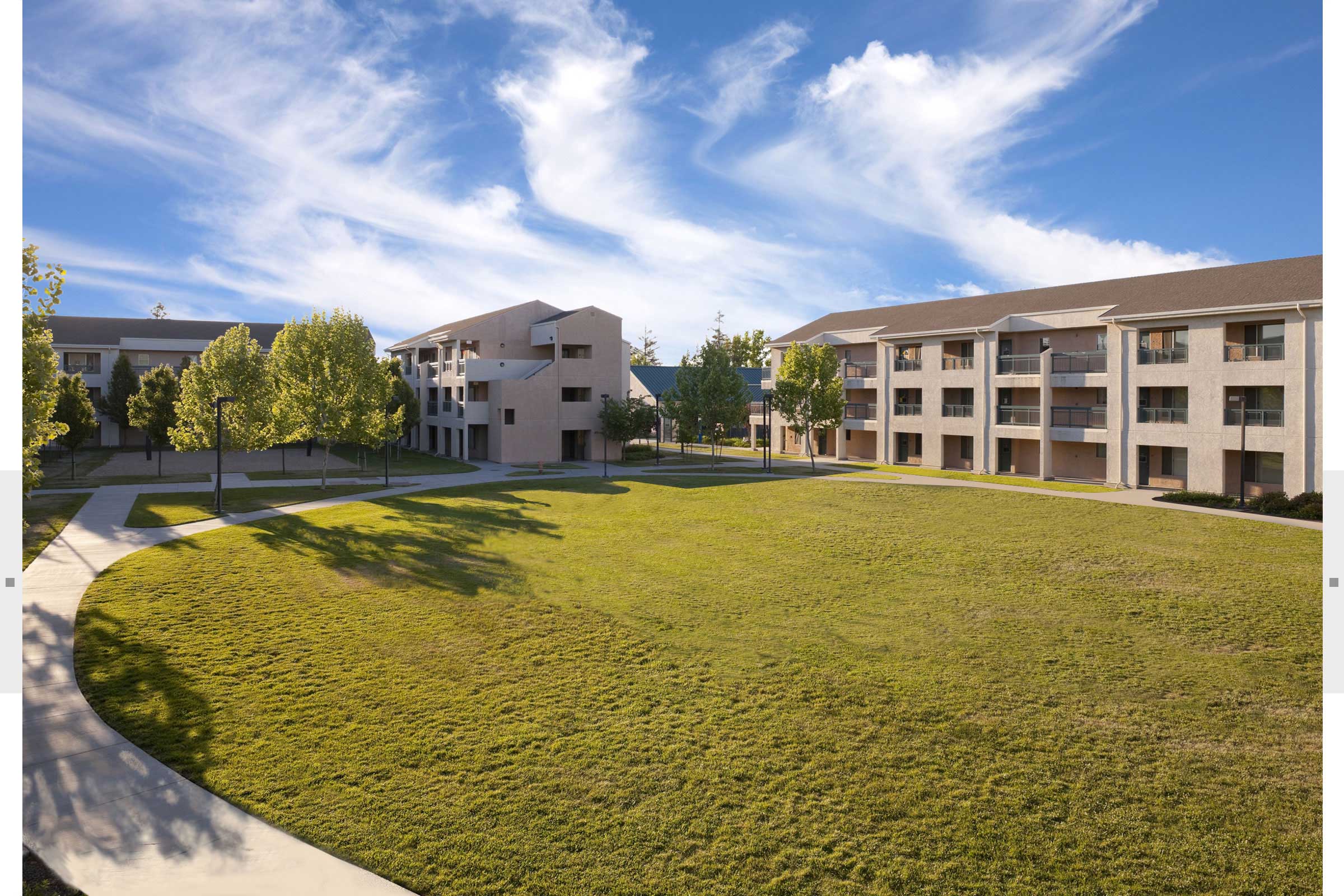 CSU exterior with large lawn area