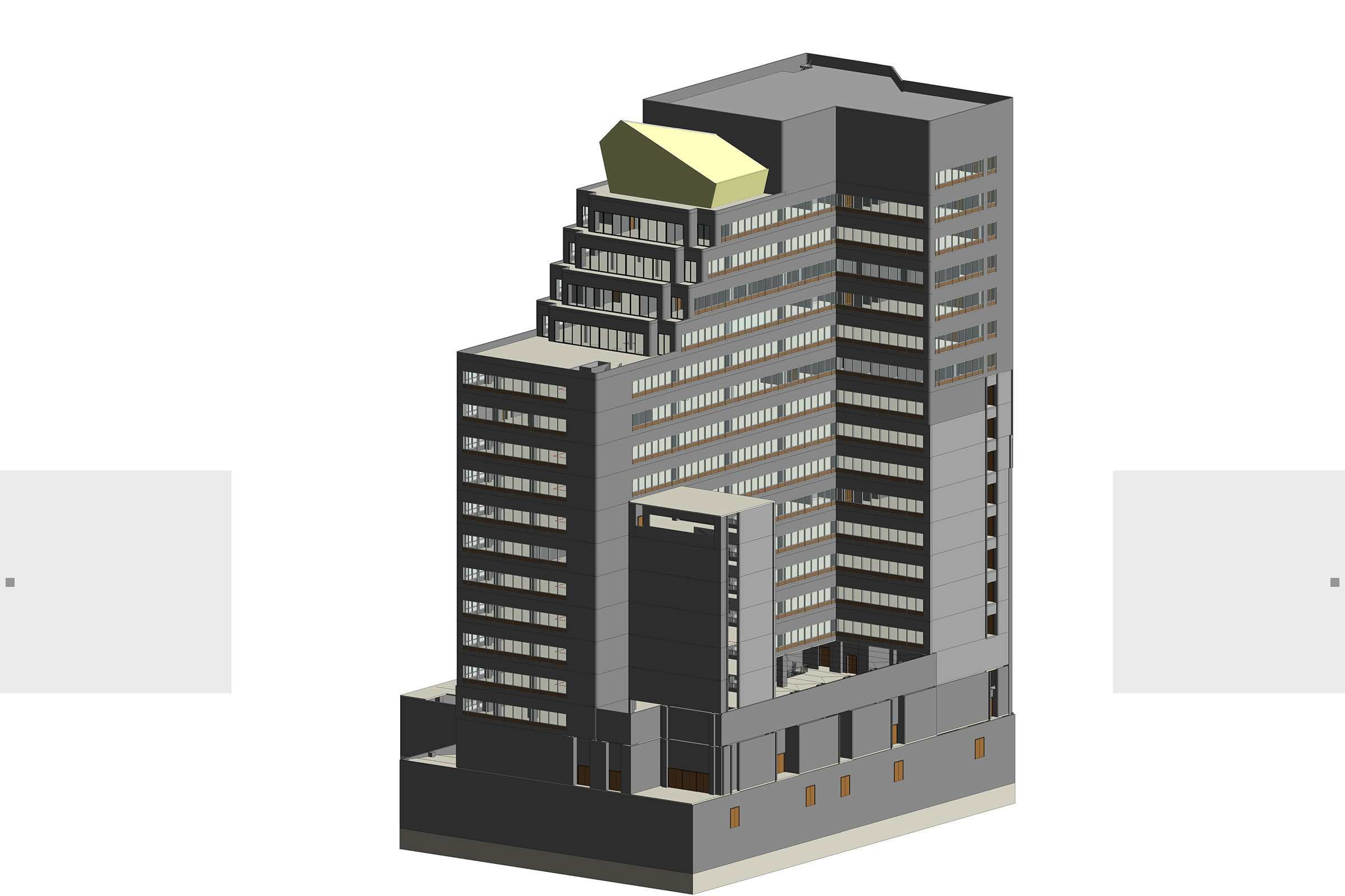 Office building rendering