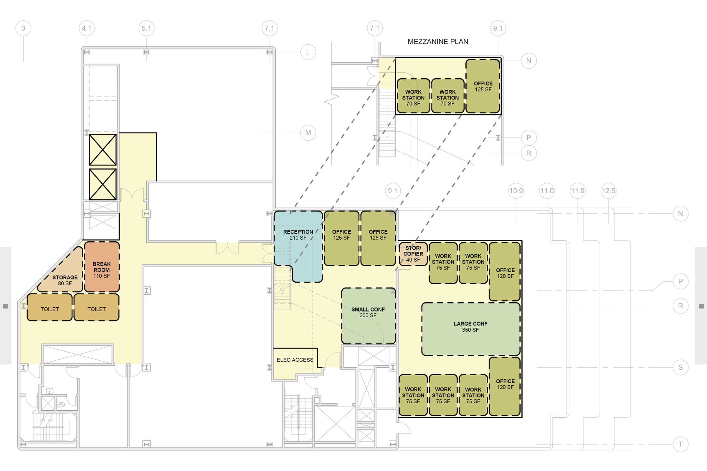 office space blueprints
